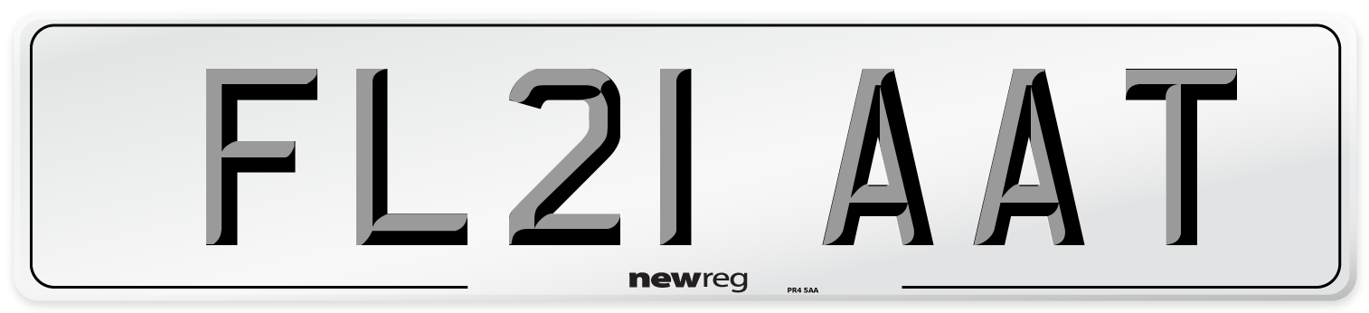 FL21 AAT Number Plate from New Reg